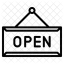 Signo abierto  Icono