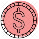 Signo de dólar  Icono