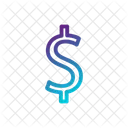 Signo de dólar  Icon