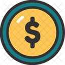 Signo de dólar  Icono