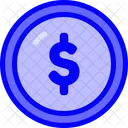 Signo de dólar  Icono