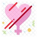 Signo De Genero Femenino Femenino Genero Icon