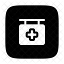 Signo De Hospital Signo Medico Clinica Icono