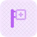 Signo De Hospital Signo Medico Asistencia Sanitaria Icon