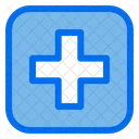 Signo de hospital  Icono