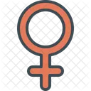 Mujer Signo Cruz Icon