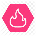Signo inflamable  Icono
