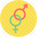 Signo Masculino Femenino Genero Signo De Marte Icono