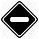Signo negativo  Icono