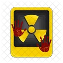 Signo Nuclear Radiacion Nuclear Icono