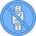 No Smartwatch Prohibido Smartwatch Icono