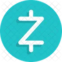 Moneda Zcash Criptomoneda Icono