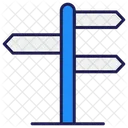 Signpost Direction Guidepost Icon