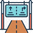Route Thoroughfare Path Icon