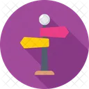 Guidepost Signpost Direction Icon