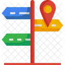 Signpost Direction Travel Icon