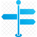 Signpost Direction Signboard Icon