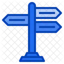 Signpost Direction Navigation Guide Guidepost Icon