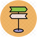 Signpost Direction Post Icon