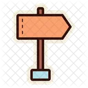 Signpost Guidepost Road Sign Icon