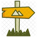 Signpost Direction Sign Icon