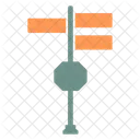 Signpost Road Road Sign Icon