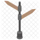 Guidepost Signpost Roadside Sign Icon