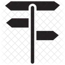 Direction Sign Climbing Direction Travel Boards Icon