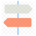 Signposts pointing  Icon