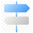 Signposts pointing  Icon
