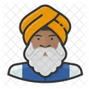 Sij Indio Turbante Icono
