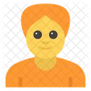 Sikh Male Avatar Human Icon