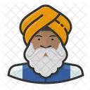 Sikh Indian Turban Icon