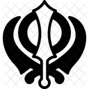 Sikh Symbol Khanda Sikh Religious Icon
