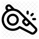 Silbato Soplador Estridente Icono