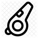 Silbato Soplador Estridente Icono