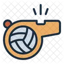 Silbato Voleibol Arbitro Icon