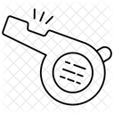 Silbato Sonido Estridente Estruendo Icono