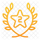 Silbermedaille Symbol