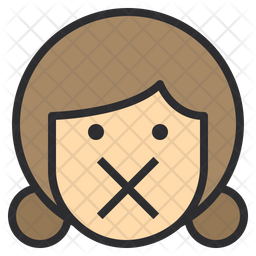 Silence Emoji Icon