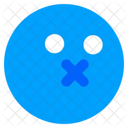 Silence Emoji Icon