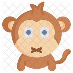 Silence Monkey  Icon