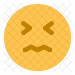 Silence Squint Emoji Icon
