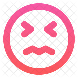 Silence Squint Emoji Icon
