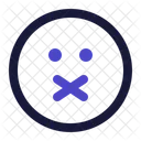 Silenciado Emoji Emoticones Icono
