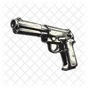 Coche Pistola Escape Icono