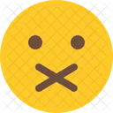 Cerrado Boca Emoji Icono