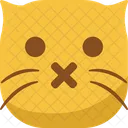 Emoticono De Gato Icono