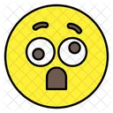 Emoji Silencioso Emoticon Sonriente Icono