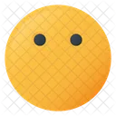 Silencio Cara Emoji Icono